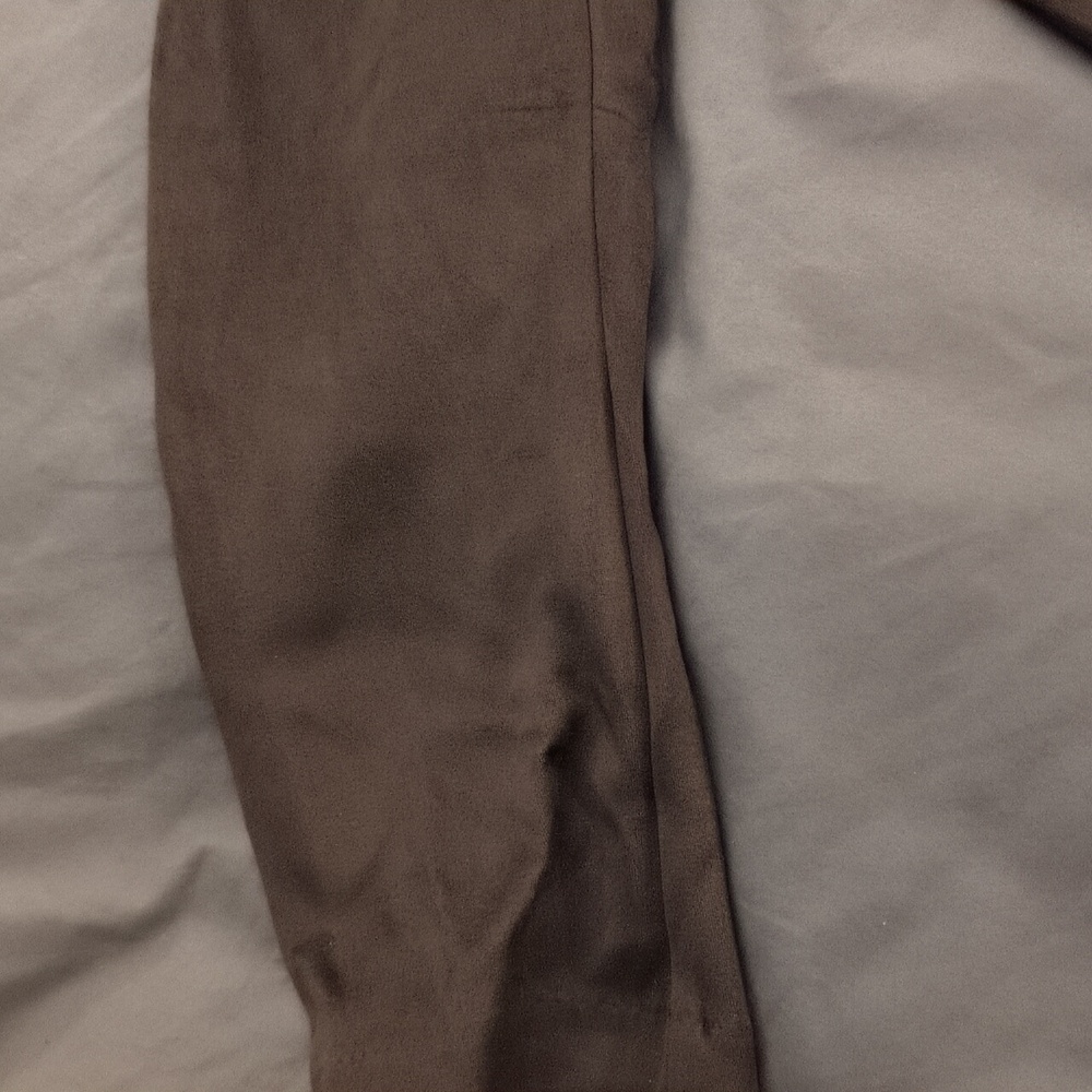 Brown Suede Cardigan Size XL - Picture 4 of 12
